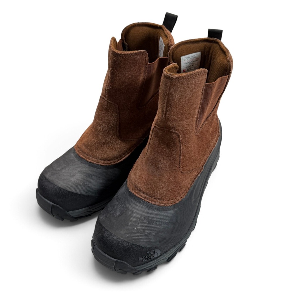 The North Face Chilkat IV 400 Chelsea Boots Brown Black Suede NF0A4OAG Mens 9.5